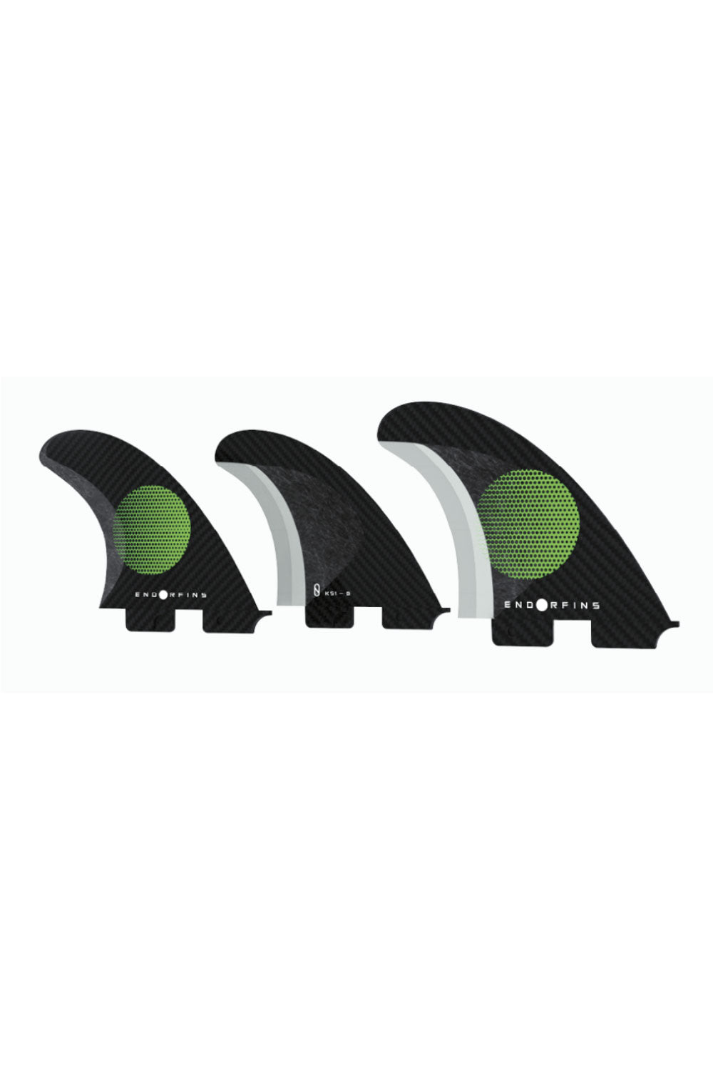 ENDORFINS Kelly Slater KS1 Thruster Fin Set - Small