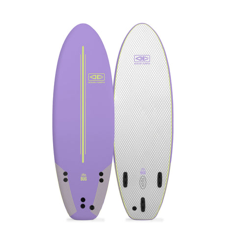 5'6 Ocean & Earth Bug Softboard - Comes with fins