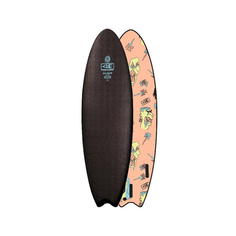 Ocean & Earth Brains Blue Ezi-Rider Softboard - Comes with fins