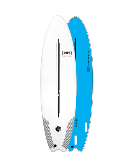 7ft Ocean & Earth Ezi Rider Softboard - Comes with fins