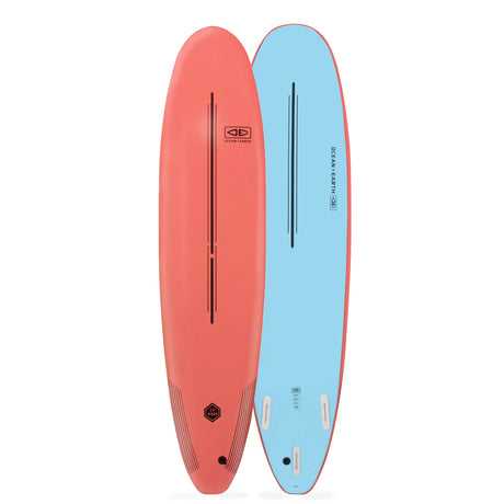 8ft Ocean & Earth Ezi Rider Softboard - Comes with fins