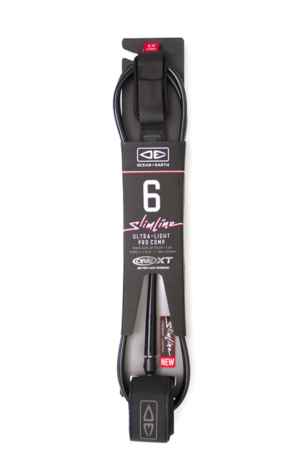 6ft Ocean & Earth Slimline Comp One-XT Leash