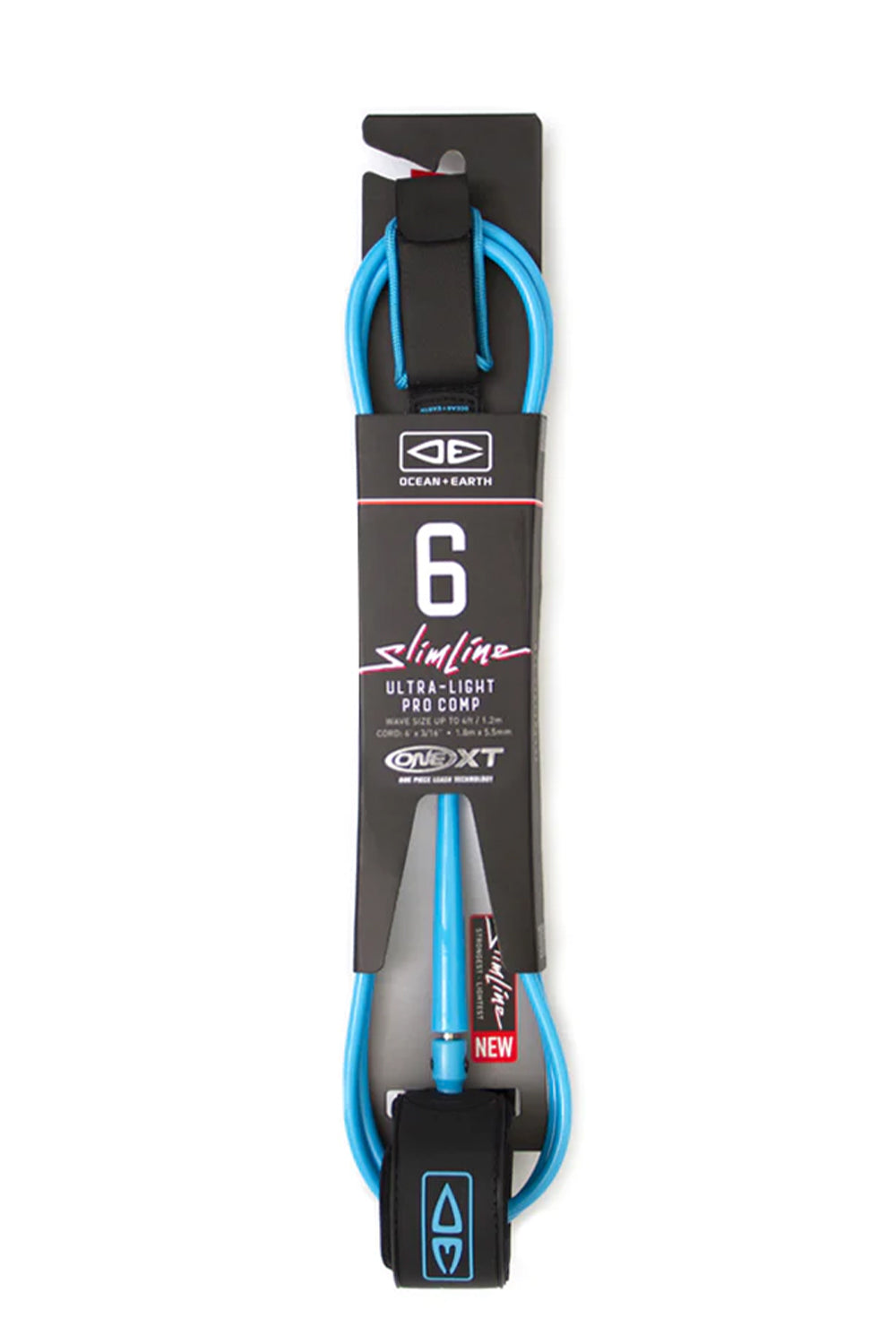 6ft Ocean & Earth Slimline Comp One-XT Leash