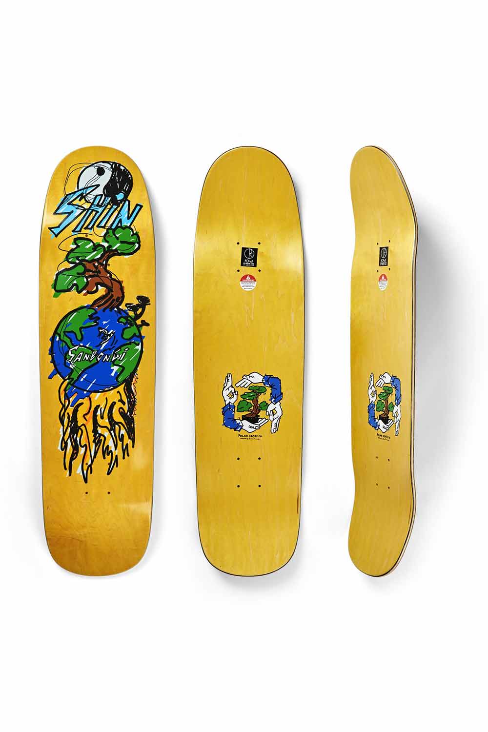 【新品送料込】POLAR SHIN SANBONGI BONZAI 8.125“ Polar Skate Co | Shin Sanbongi Bonzai Ride Skateboard Deck