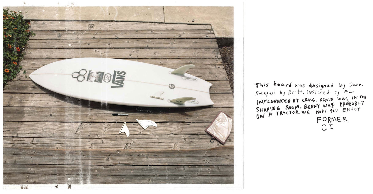 Channel Islands x Former TWAD Surfboard by Dane Reynolds - Limited Edition