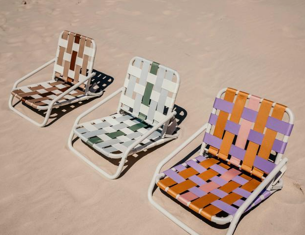 Salty Shadows Recline Beach Chair