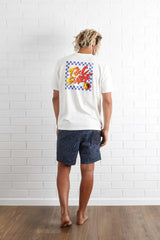 Town and Country Boarder Check T-Shirt | Sanbah Australia