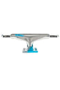 Tensor Trucks | Alum Stencil Mirror Raw Blue Fade Skateboard Trucks