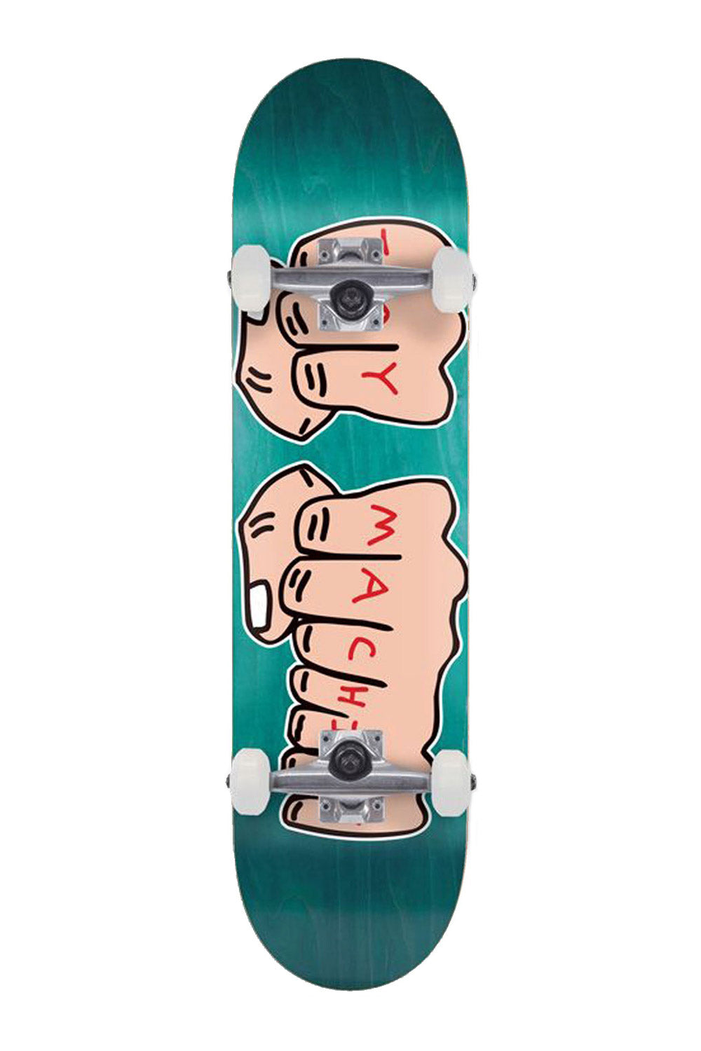 Toy Machine | Fists Woodgrain Mini Complete Skateboard - 7.375"