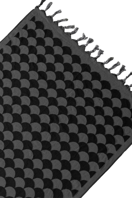 Rhythm Wavy Beach Rug - Vintage Black | Sanbah Australia