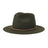 Shop Brixton | Brixton Wesley Fedora - Moss/Brown