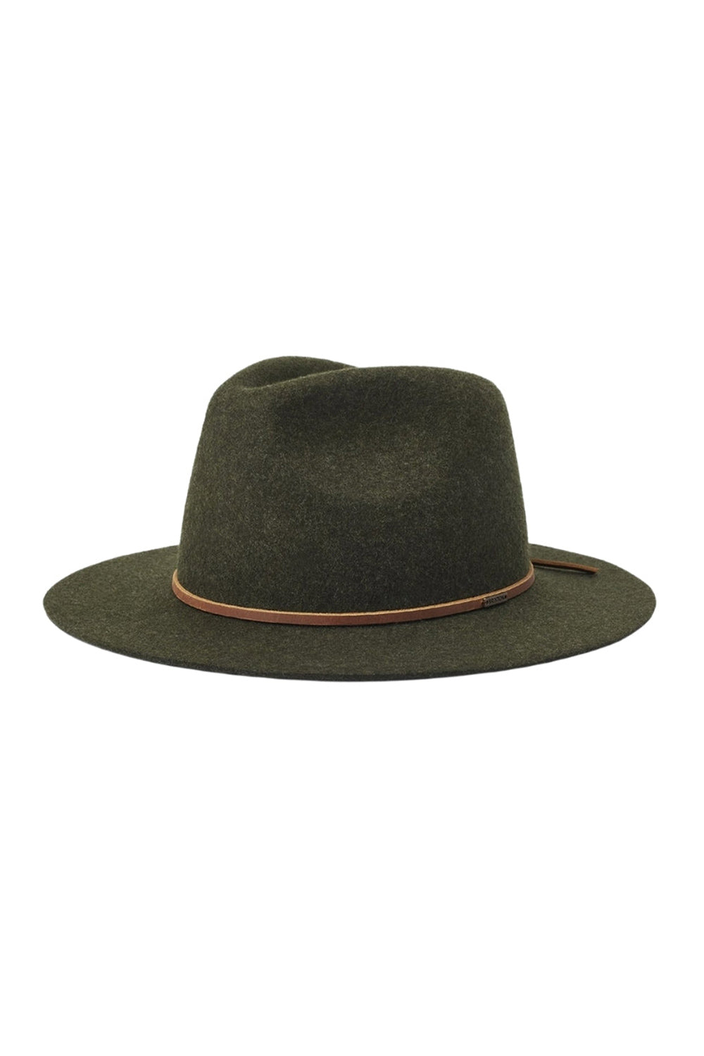 Shop Brixton | Brixton Wesley Fedora - Moss/Brown