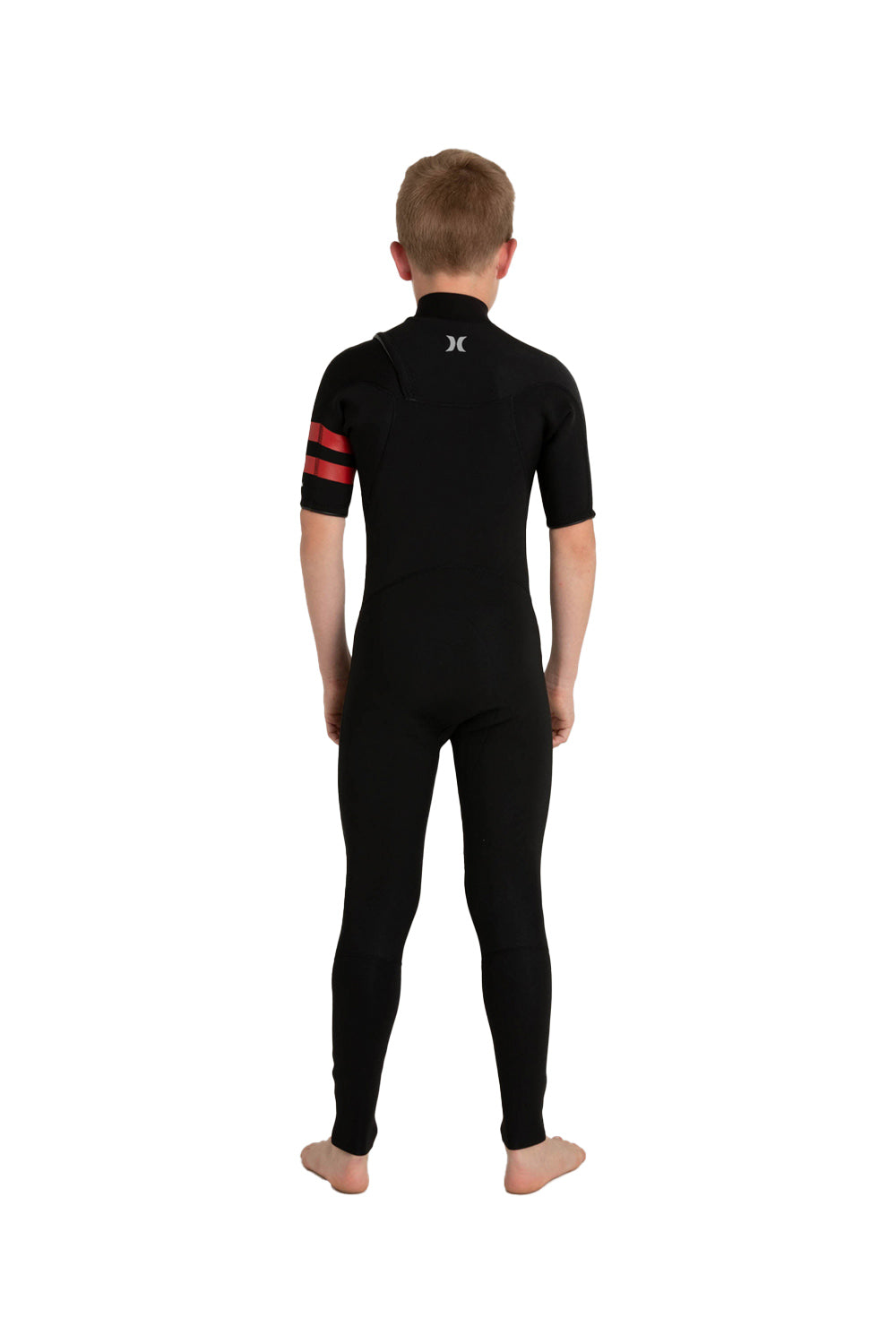 Hurley Youth Advantage Plus 2/2mm Short Sleeve Full Wetsuit - Black