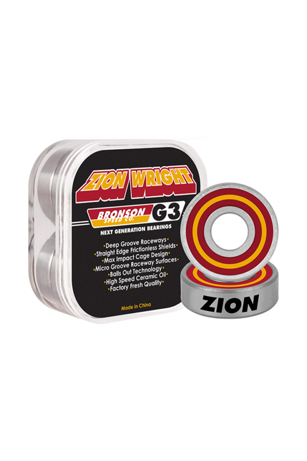 Bronson Speed Co Bearings | Bronson G3 Zion Wright Skate Bearings