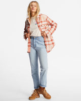 Billabong Womens Adventure Division Forge Fleece Flannel Shacket