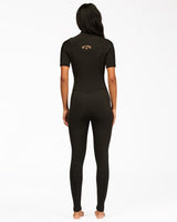 Billabong Womens 2/2mm Synergy Chest Zip Steamer Wetsuit