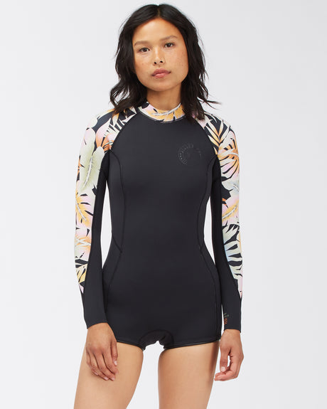 Billabong Womens 2/2mm Spring Fever Long Sleeve Spring Suit