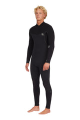 Billabong 302 3/2mm Furnace Comp Back Zip Steamer Wetsuit