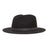 Brixton Messer Fedora - Black/Black | Sanbah Australia