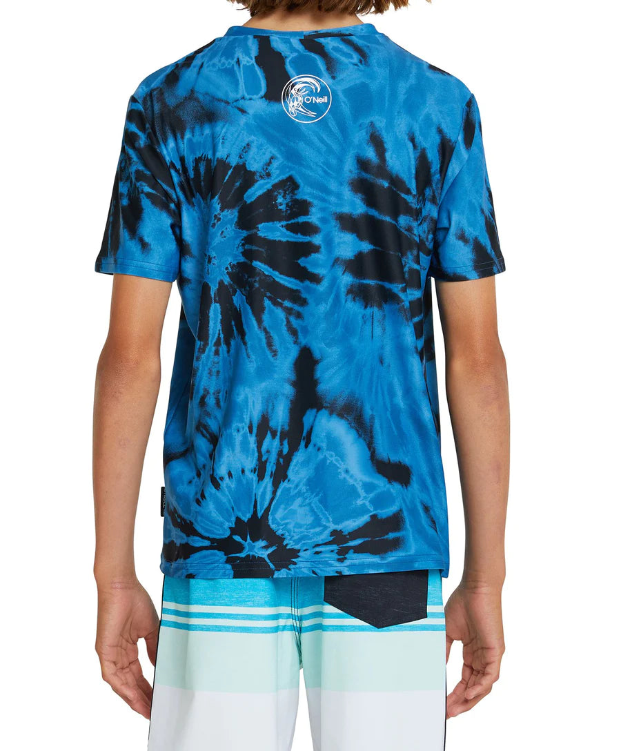 O'Neill Boy's Dopedye UV Short Sleeve Rash Shirt