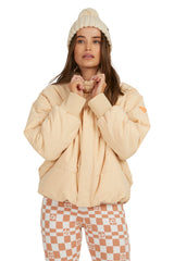 Roxy Womens New Age Cropped Puffer Jacket
