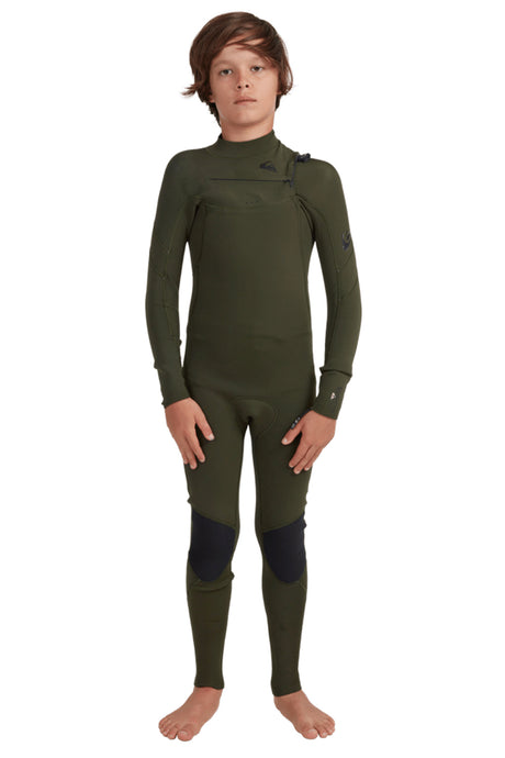 Quiksilver Syncro Boys Chest Zip 3/2mm Steamer