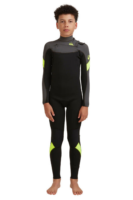 Quiksilver Syncro Boys Chest Zip 3/2mm Steamer