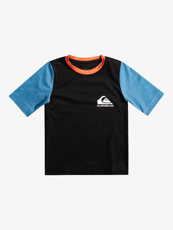 Quiksilver Boys Heats Omni - Short Sleeve Rash Vest (2-7 years)