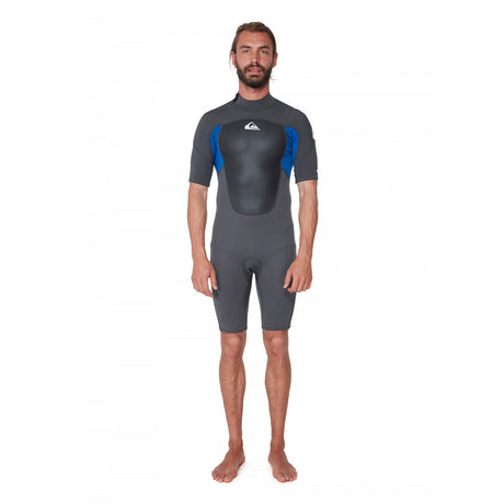 Quiksilver Mens 2/2mm Prologue Short Sleeve Back Zip Springsuit