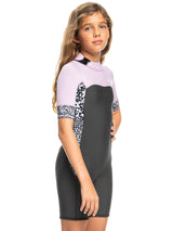 Roxy Girls (8-16) 2mm Swell Series Short Sleeve Back Zip Springsuit