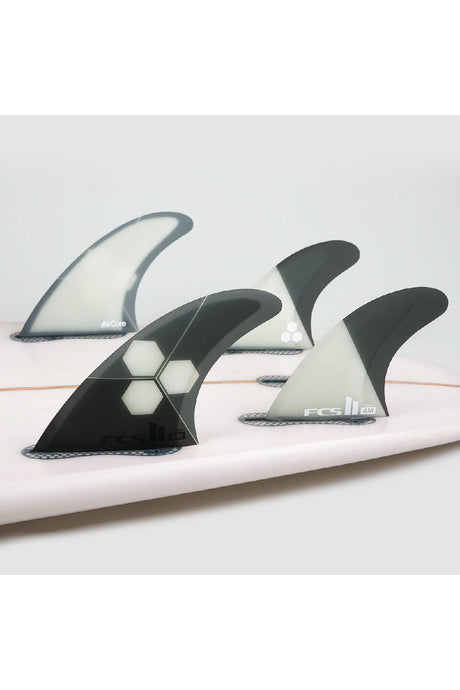 FCS 2 AM PC Ultra Light Tri Quad Fin Set