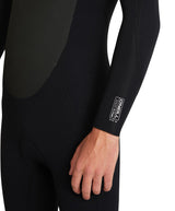 O'Neill Mens Focus 3/2mm Steamer Chest Zip Sealed Wetsuit - Black