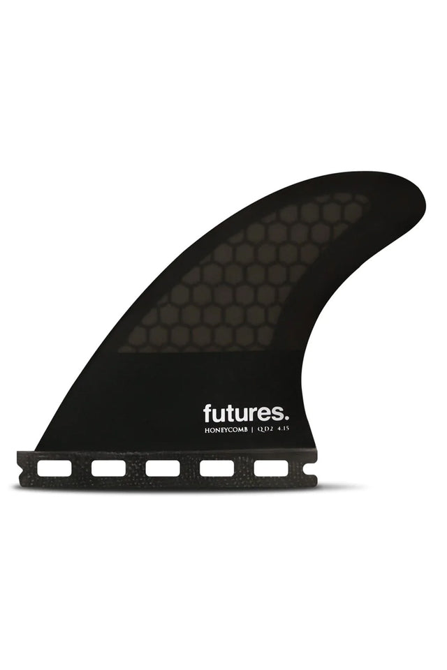 Futures Fins | QD2 4.15 HC Quad Rear Fin Set - Smoke