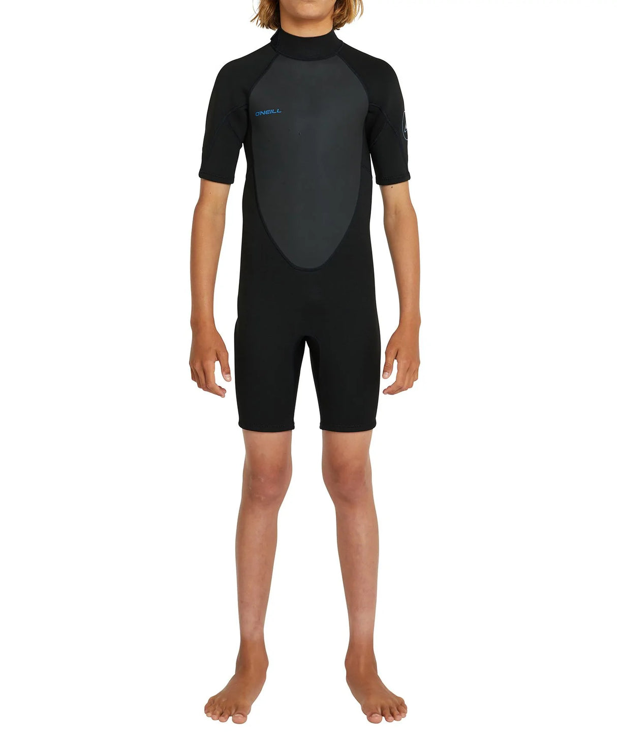 O'Neill Boys Reactor 2 Back Zip 2mm Short Sleeve Springsuit