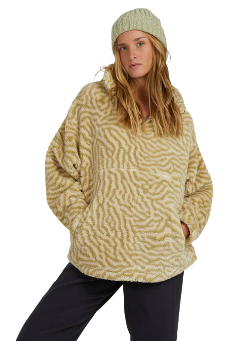 Billabong Womens Kitchy Choo Half Zip Crew | Sanbah Australia