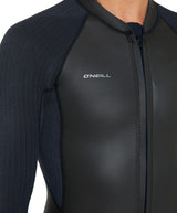 O'Neill Men's Hyperfreak 2mm Front Zip Long Sleeve Wetsuit Jacket