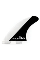 FCS 2 MF GROM Tri Fin Set - White/Black