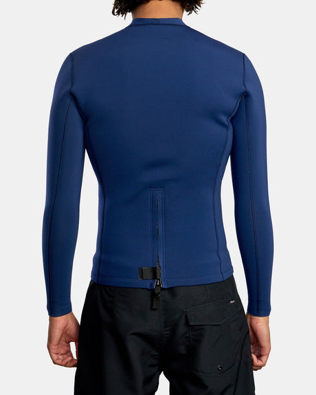 RVCA Mens Back Zip Neoprene 2mm Vest