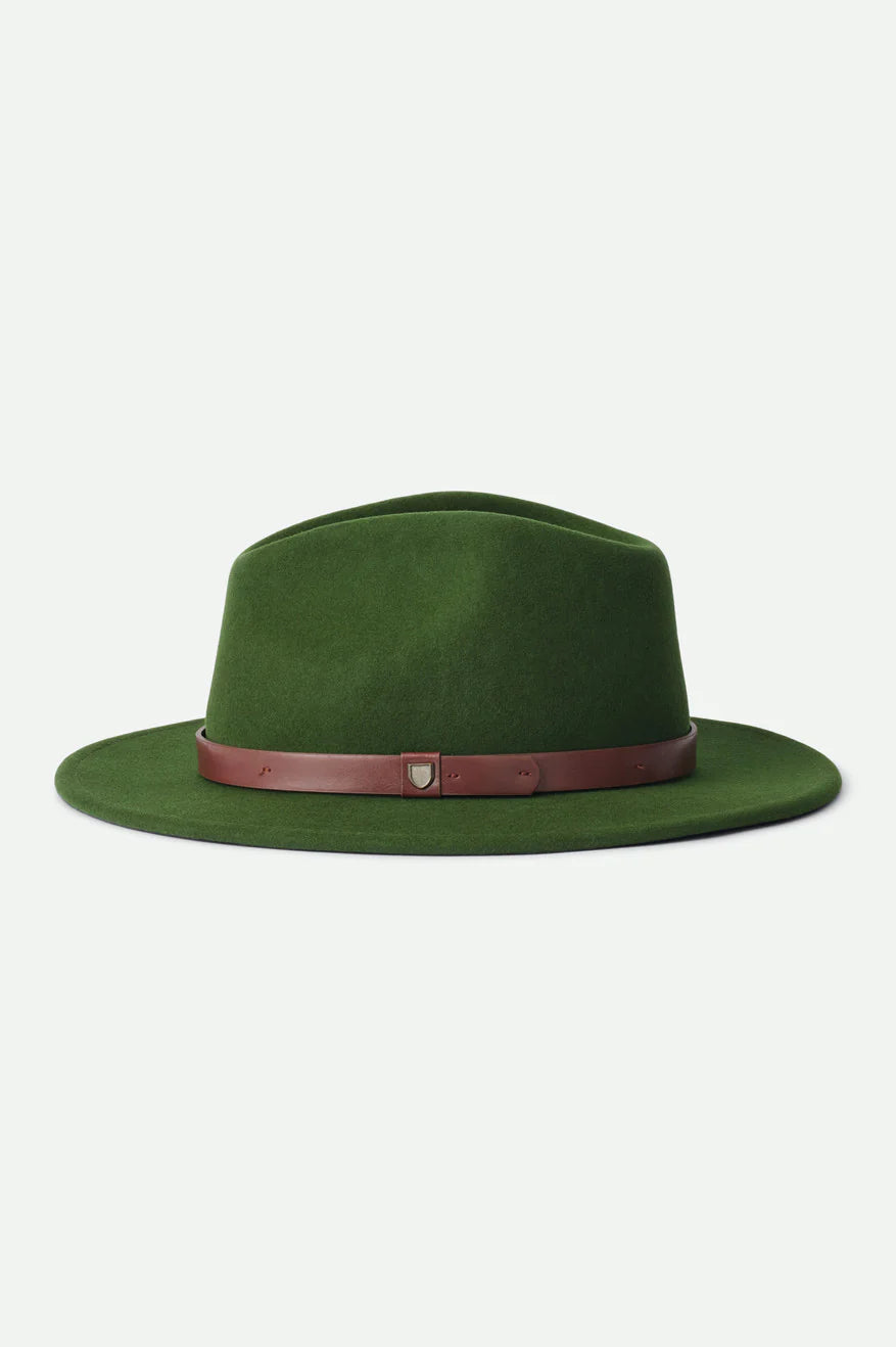 Brixton Messer Fedora - Moss | Sanbah Australia