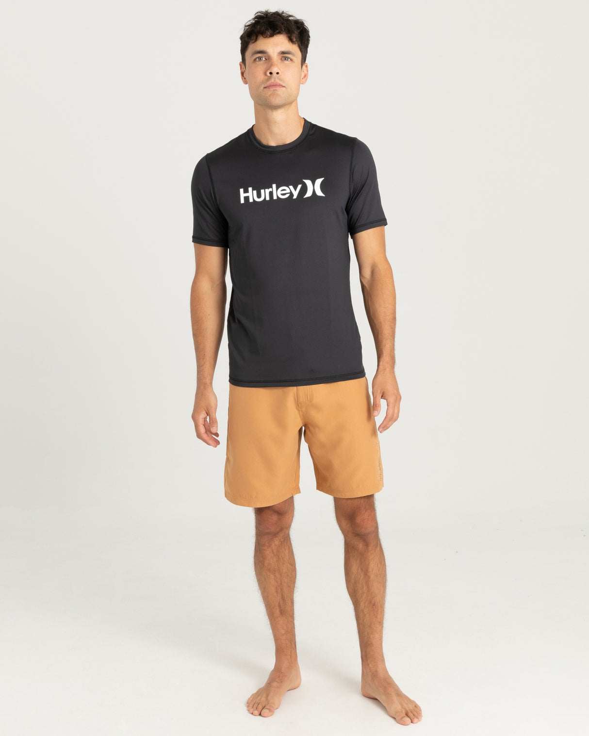 Hurley Mens One And Only Short Sleeve Rash Shirt