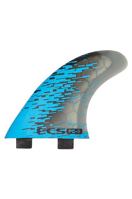 FCS PC-5 Blue Smoke Tri-Quad Fin Set