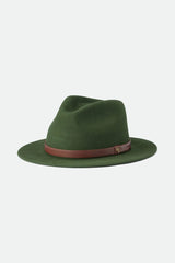 Brixton Messer Fedora - Moss | Sanbah Australia