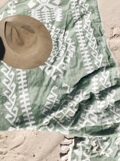 Salty Shadows Aztec Towel