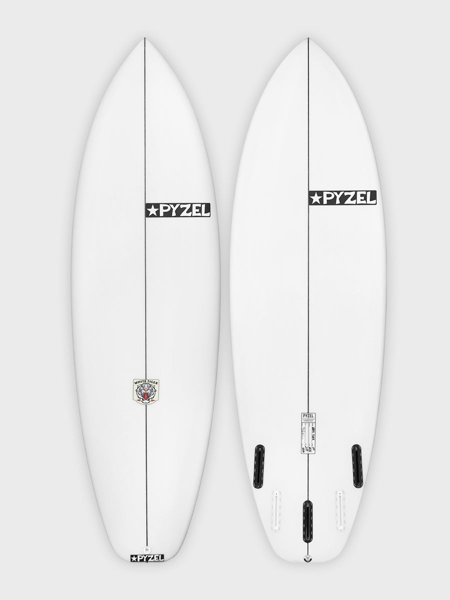 Pyzel White Tiger Surfboard by John John Florence | Sanbah Australia