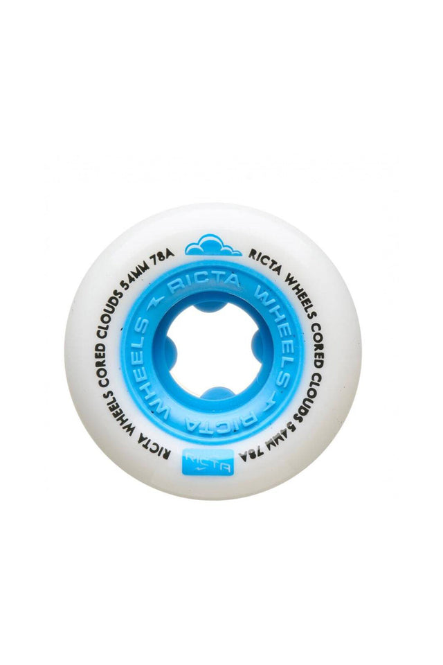 Ricta Wheels | Ricta Cored Clouds Blue Skate Wheels 78A - 54mm