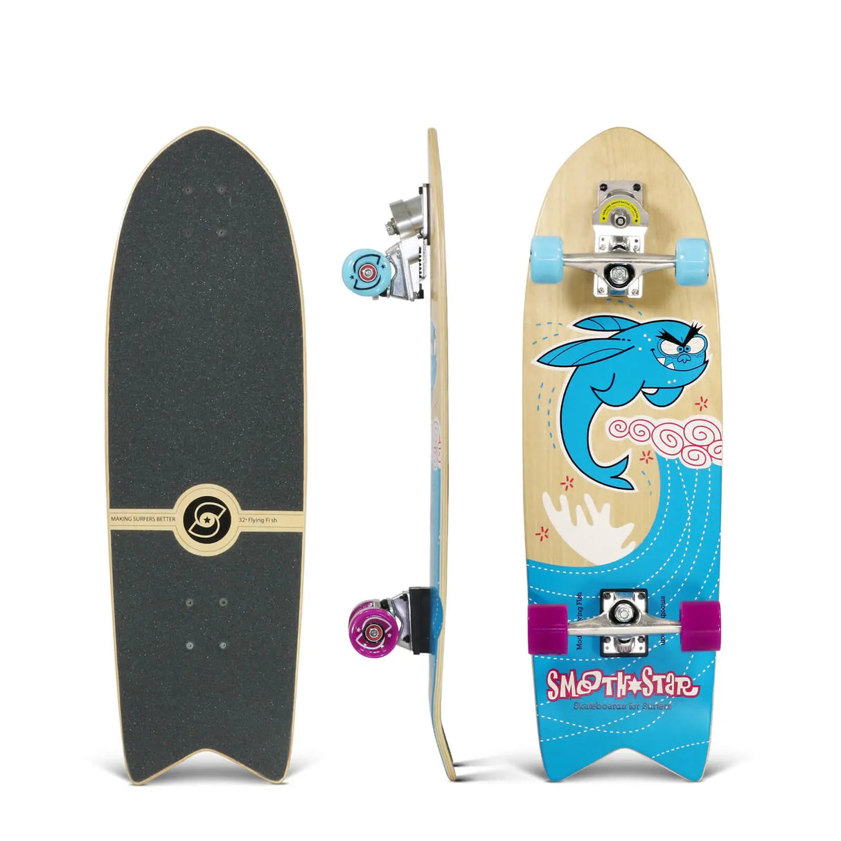 Smoothstar 32" Flying Fish Skateboard