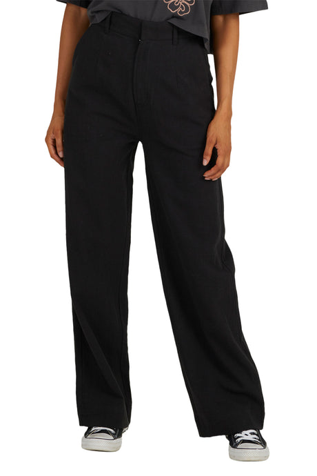 RVCA Womens Textured West Coast Trouser | Sanbah Australia