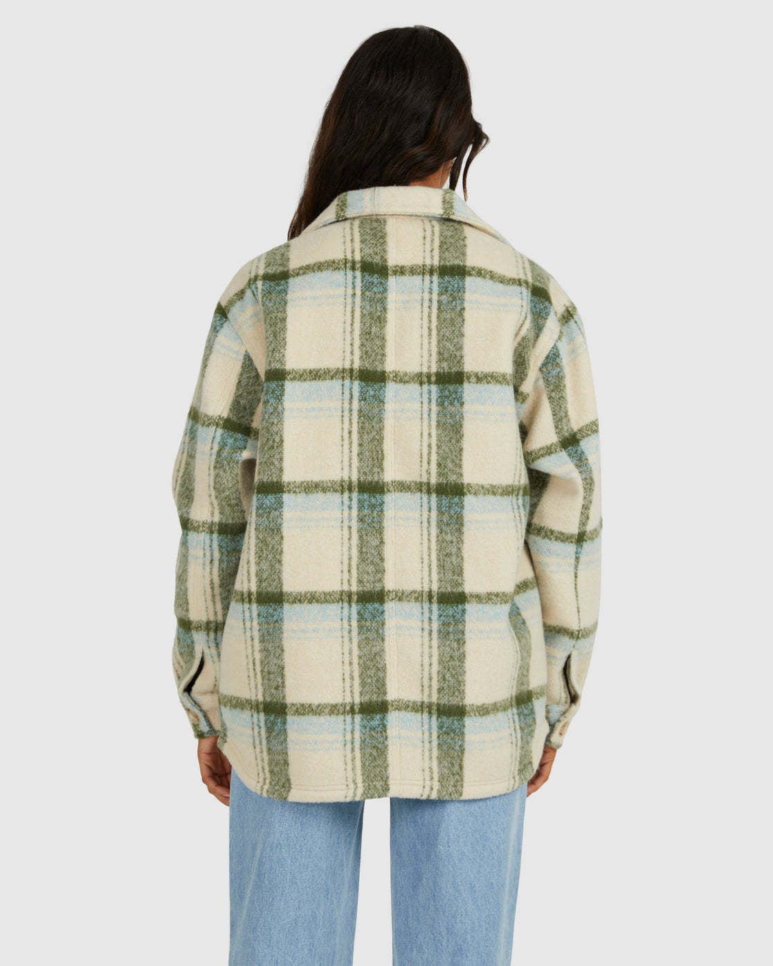 RVCA Womens Valley Plaid Shacket